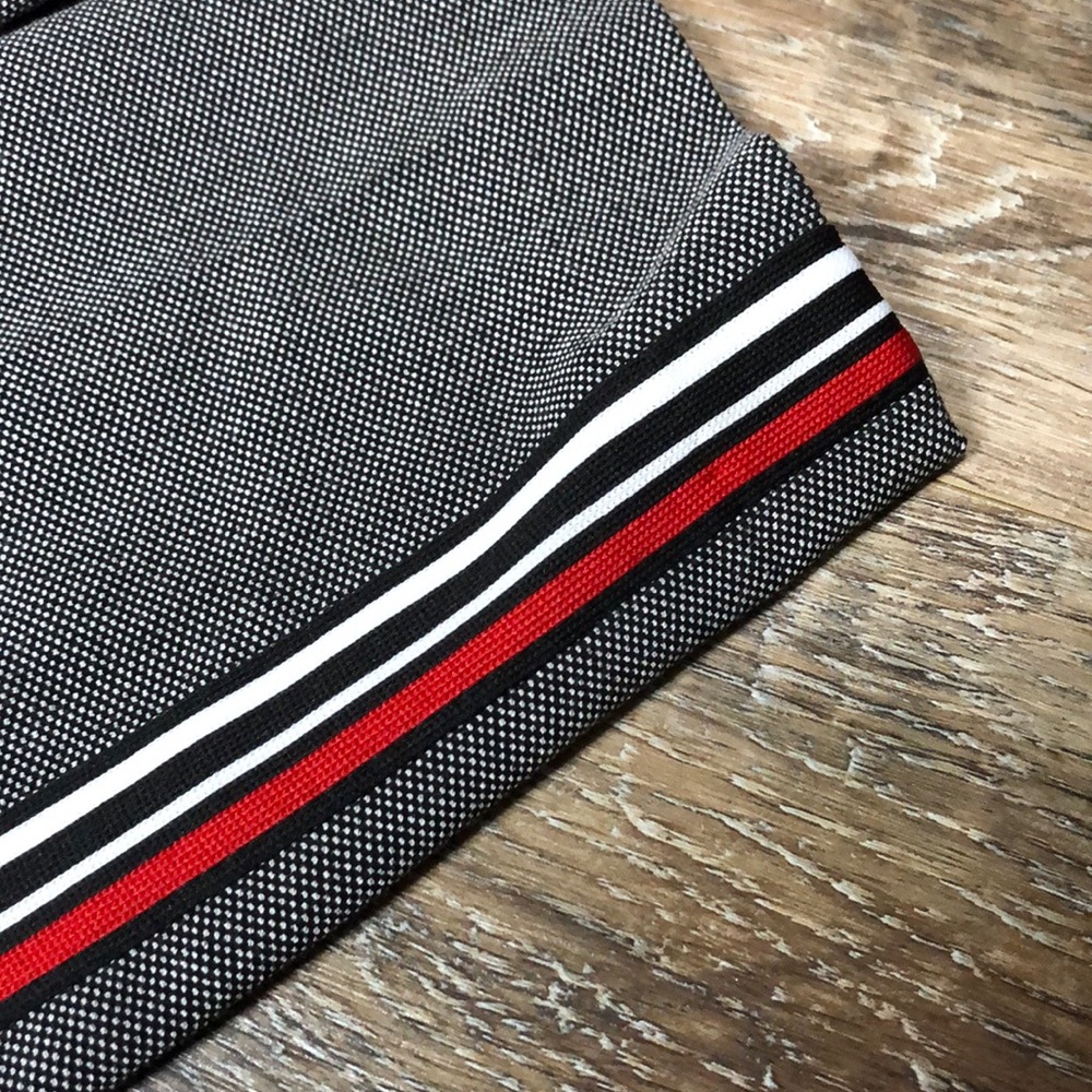 Zara Basic Checked Striped Pants Sz S - image 3